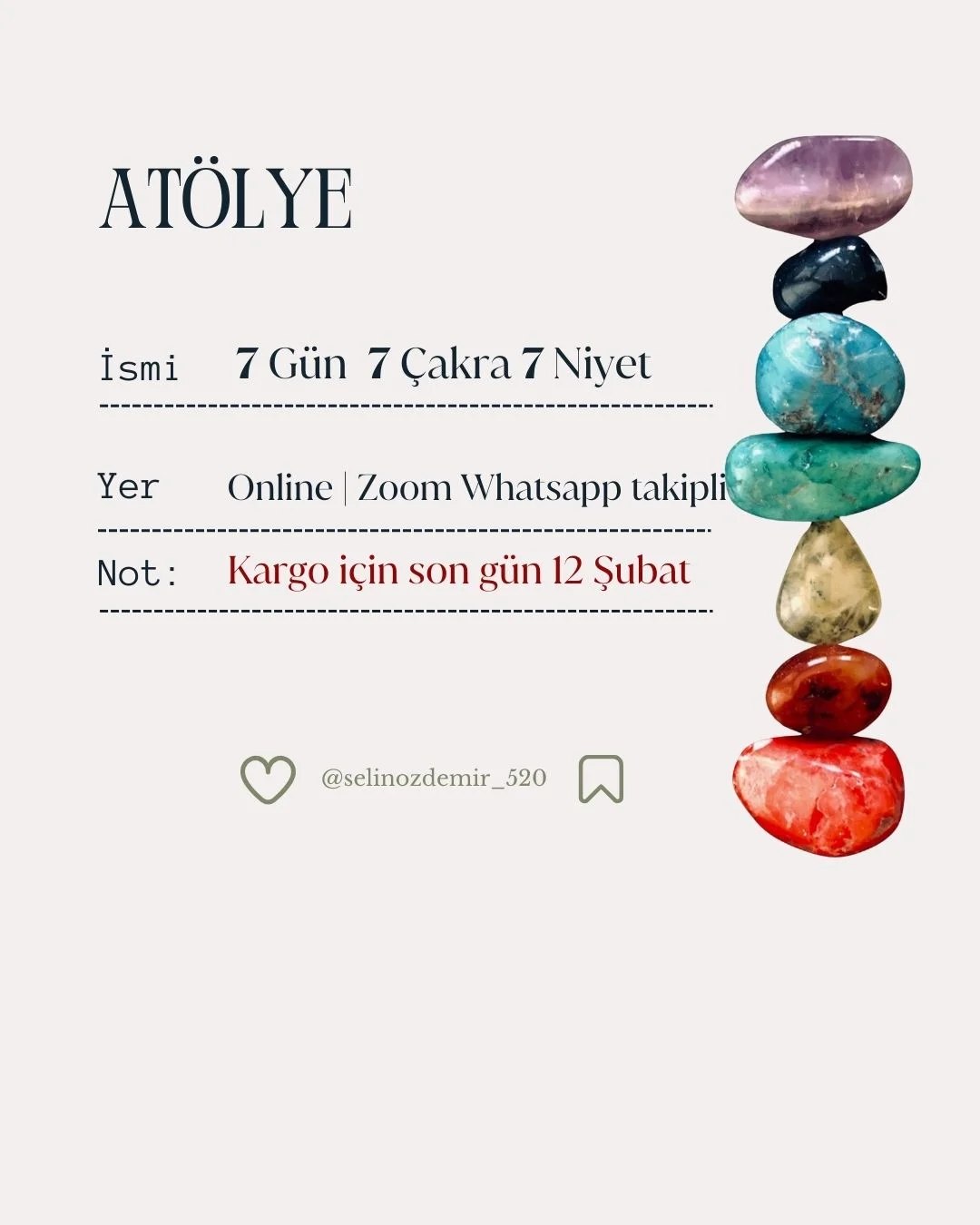 7 GÜN 7 ÇAKRA 7 NİYET